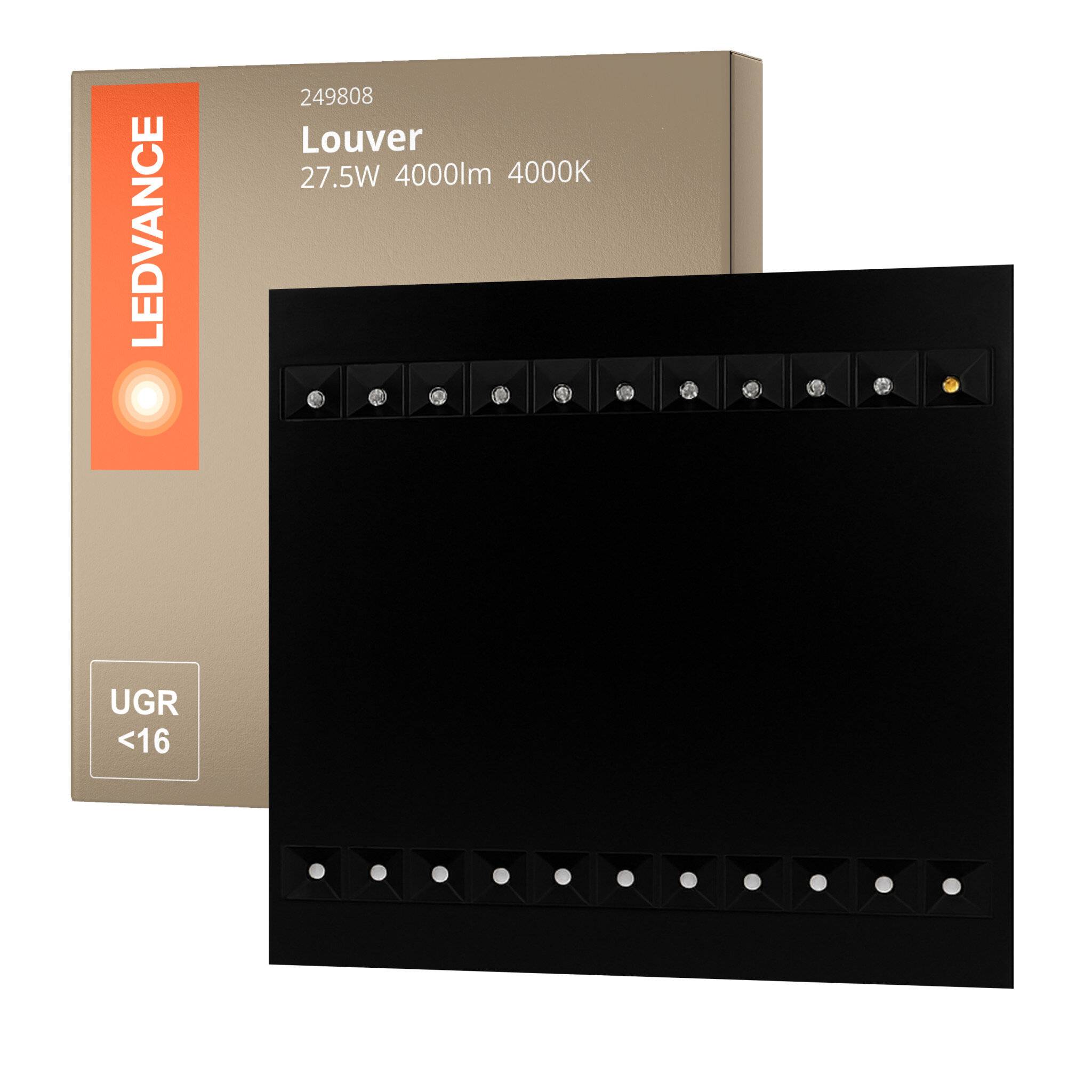 Ledvance LED Panel Louver 27.5W 4000lm - 840 Kaltweiß | 60x60cm - UGR-0
