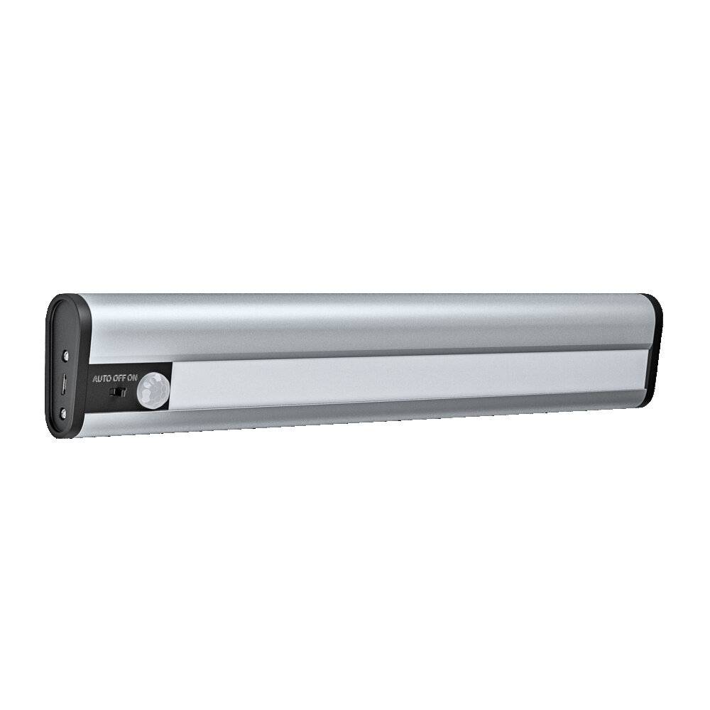 Symbolbild für LEDVANCE Linear LED Mobile USB L LED-Unterbauleuchte mit Bewegungsmelder LED LED fest eingebaut 1.5 W Neutralweiß Silber