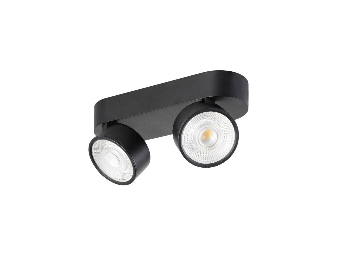 Preisbild für SLV Kalu Aluminium Spot Schwarz 19W 2800lm - 930 Warmweiß | Höchste Farbwiedergabe - Dimmbar