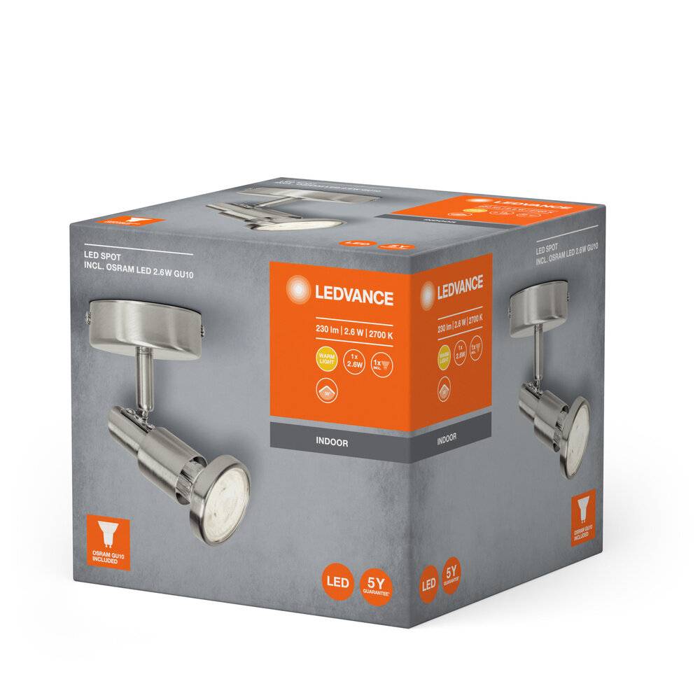 Symbolbild für Ledvance LED-Spot GU10 2.6W 230lm - 827 Extra Warmweiß