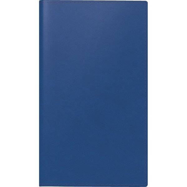 Taschenkalender 753 8,7x15,3cm 1 Monat/2 Seiten Kunstleder blau 2027