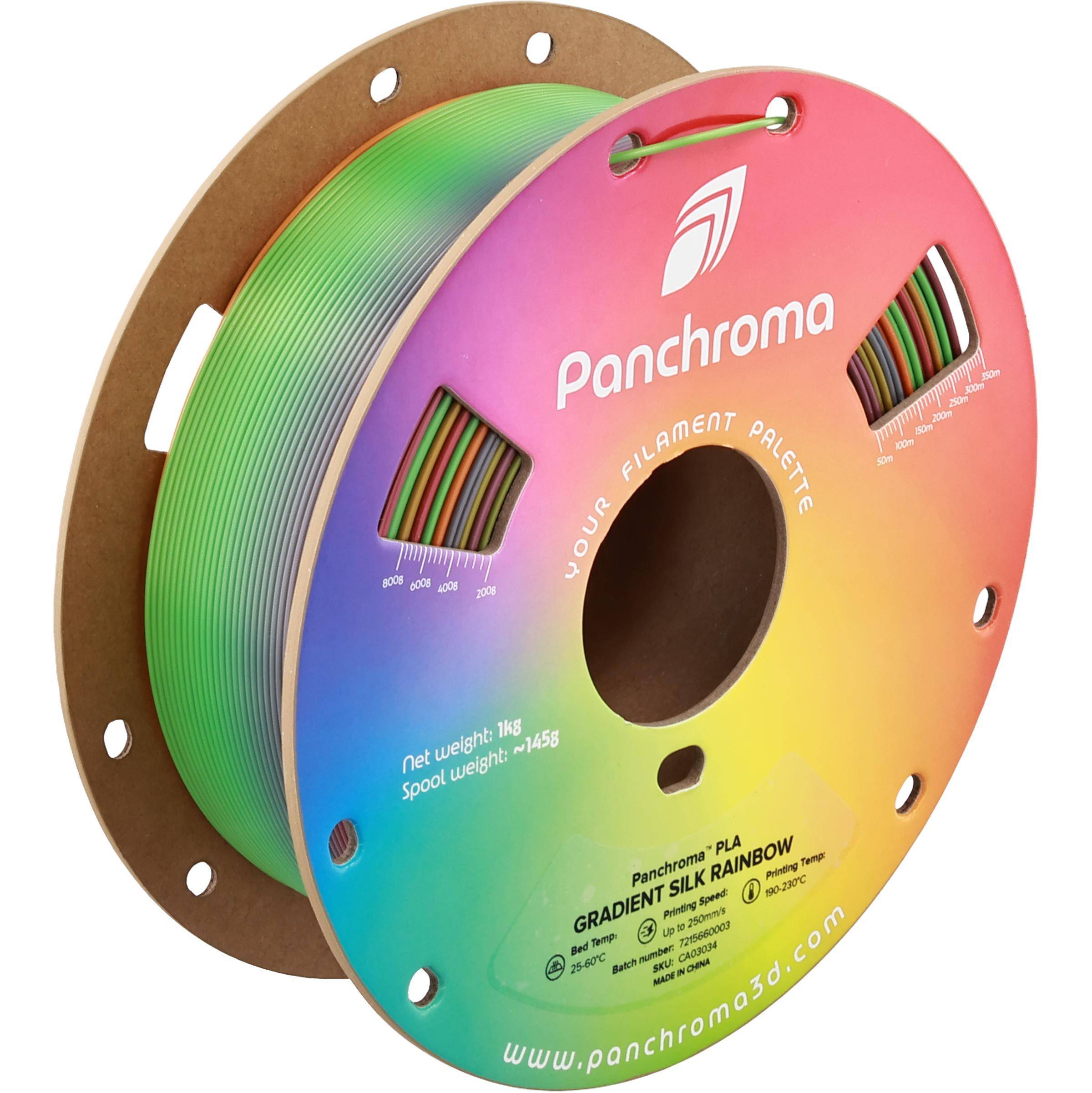 PLA 1.75mm Gradient Silk RAINBOW 1kg-0