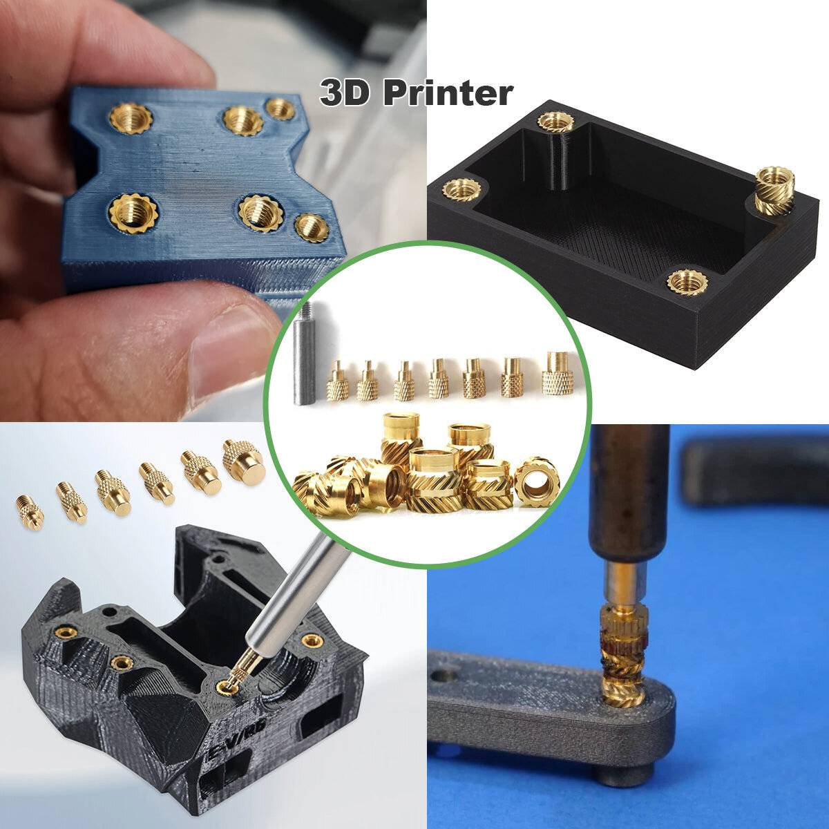 Mintion Heat Set Insert Tips and Threaded Inserts-2