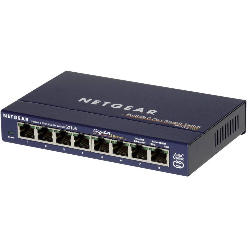 NETGEAR Gigabit Ethernet switch Prosafe GS108 8 Poorts