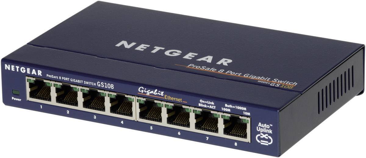 NETGEAR GS108GE GS108GE Netzwerk Switch 8 Port 1000 MBit/s