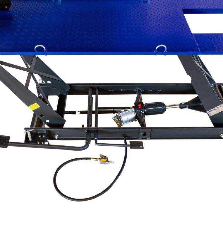Motorradhebebühne 450 kg – Pneumatisch & Hydraulisch – Werkstatt Motorradheber ML45PA mit 790 mm Hubhöhe-2