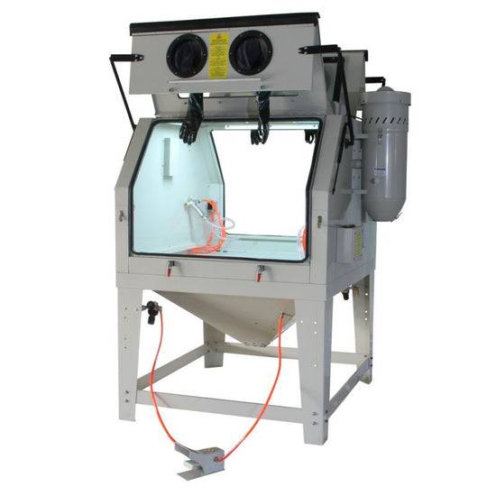 Sandstrahlkabine 990 L – mit Fußpedal, Absaugung & Beleuchtung (230 V)-2