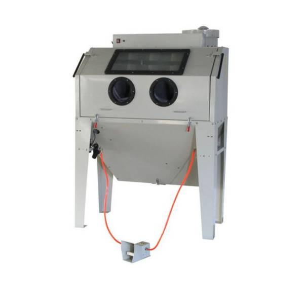 Profi Sandstrahlkabine 420L mit Absaugung, Fußpedal & Beleuchtung – 1160x580x570mm Arbeitsraum