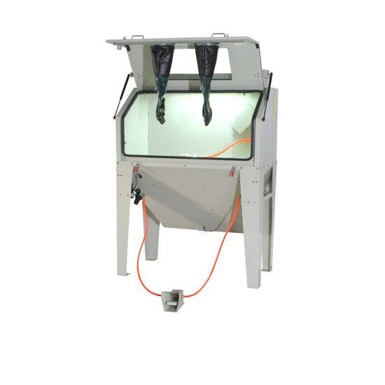 Profi Sandstrahlkabine 420L mit Absaugung, Fußpedal & Beleuchtung – 1160x580x570mm Arbeitsraum-1