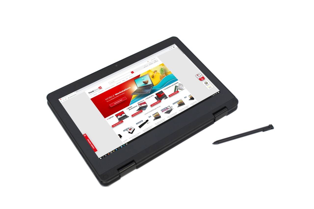 Lenovo ThinkPad 11e Yoga Gen 6 Intel M3-8100 4GB RAM 128GB SSD HD Touch Display Webcam A-1