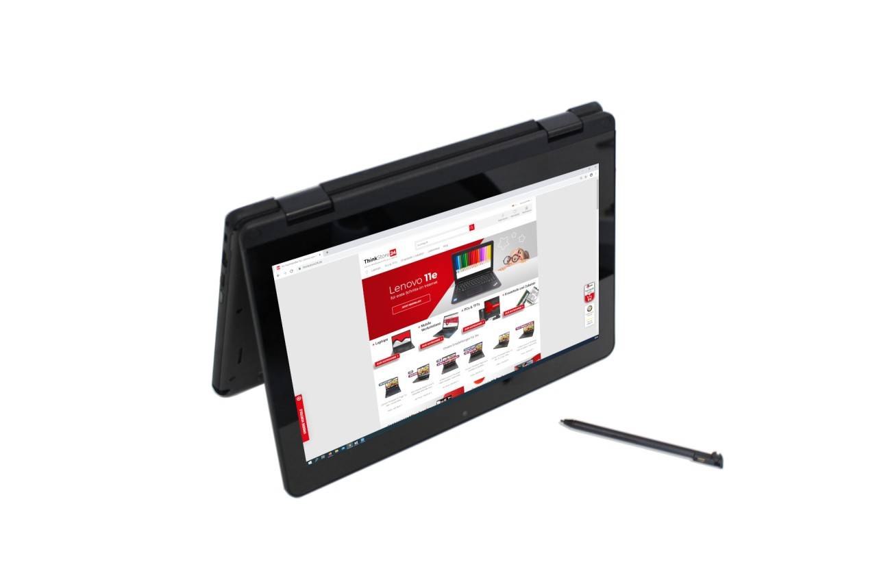 Lenovo ThinkPad 11e Yoga Gen 6 Intel M3-8100 4GB RAM 128GB SSD HD Touch Display Webcam A-2