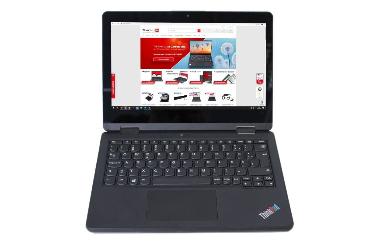 Lenovo ThinkPad 11e Yoga Gen 6 Intel M3-8100 4GB RAM 128GB SSD HD Touch Display Webcam A-4