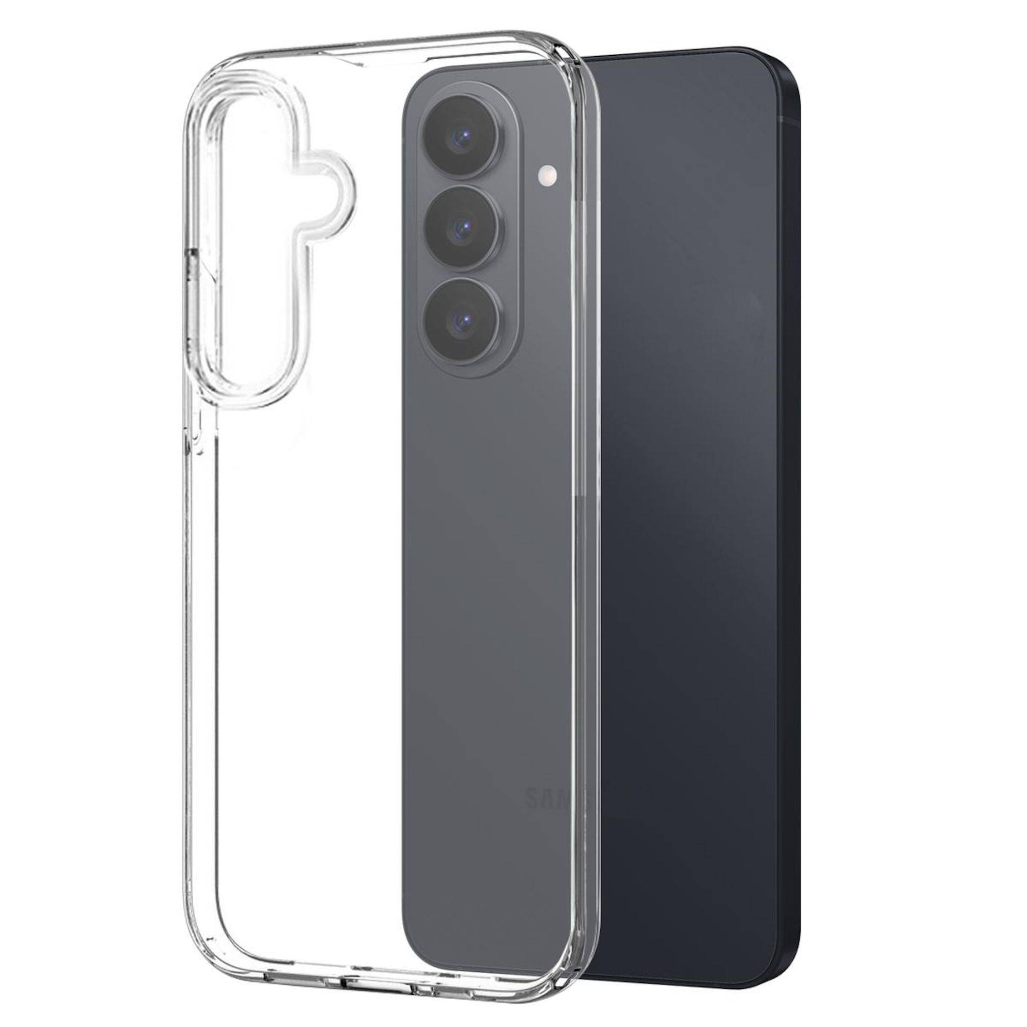 Handyhülle + 9H Schutzglas für Samsung Galaxy A27 TPU Dünn Set Transparent-2