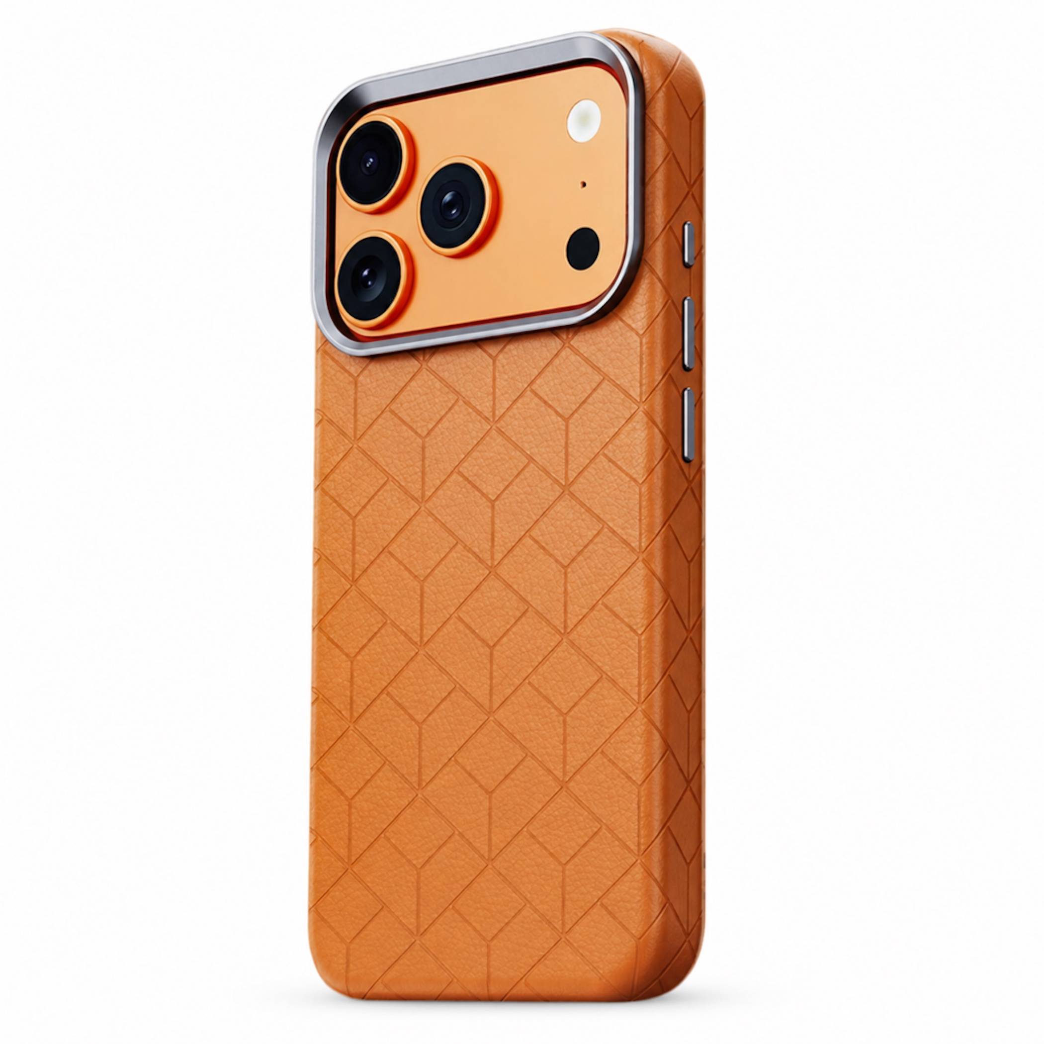Handyhülle für Apple iPhone 18 Pro Max / 17 Pro Max Geprägtes Gittermuster-0