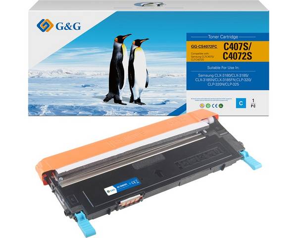 G&G | Ninestar Toner kompatibel mit Samsung CLT-C4072S/HP ST994A - Kompatibel - Tonereinheit