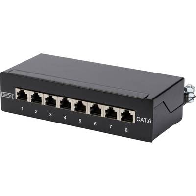 Digitus DN-91608SD 8 Port Netzwerk-Patchbox  CAT 6 1 HE 