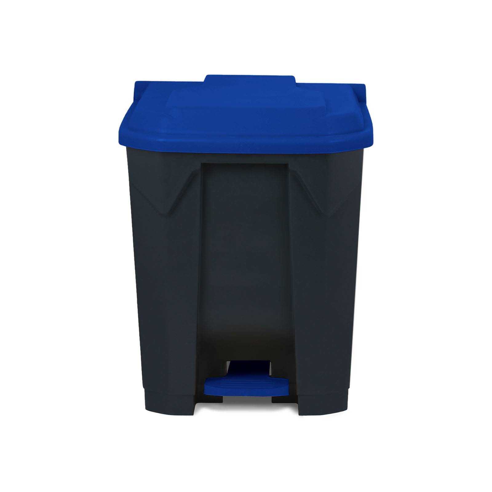 Floordirekt Mülleimer Olaf - Robuster Step-On Abfalleimer - 50 Liter - Blau - Für Haushalt, Büro & Gewerbe-0