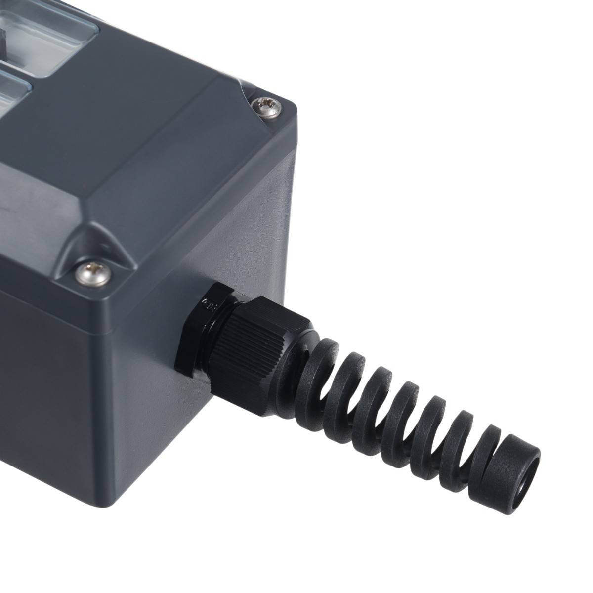 207P263.00KSVM-Stecker-Leergehäuse CEE 3P+N+E/6h/16A/400V Phasenwender, 1x M20-3