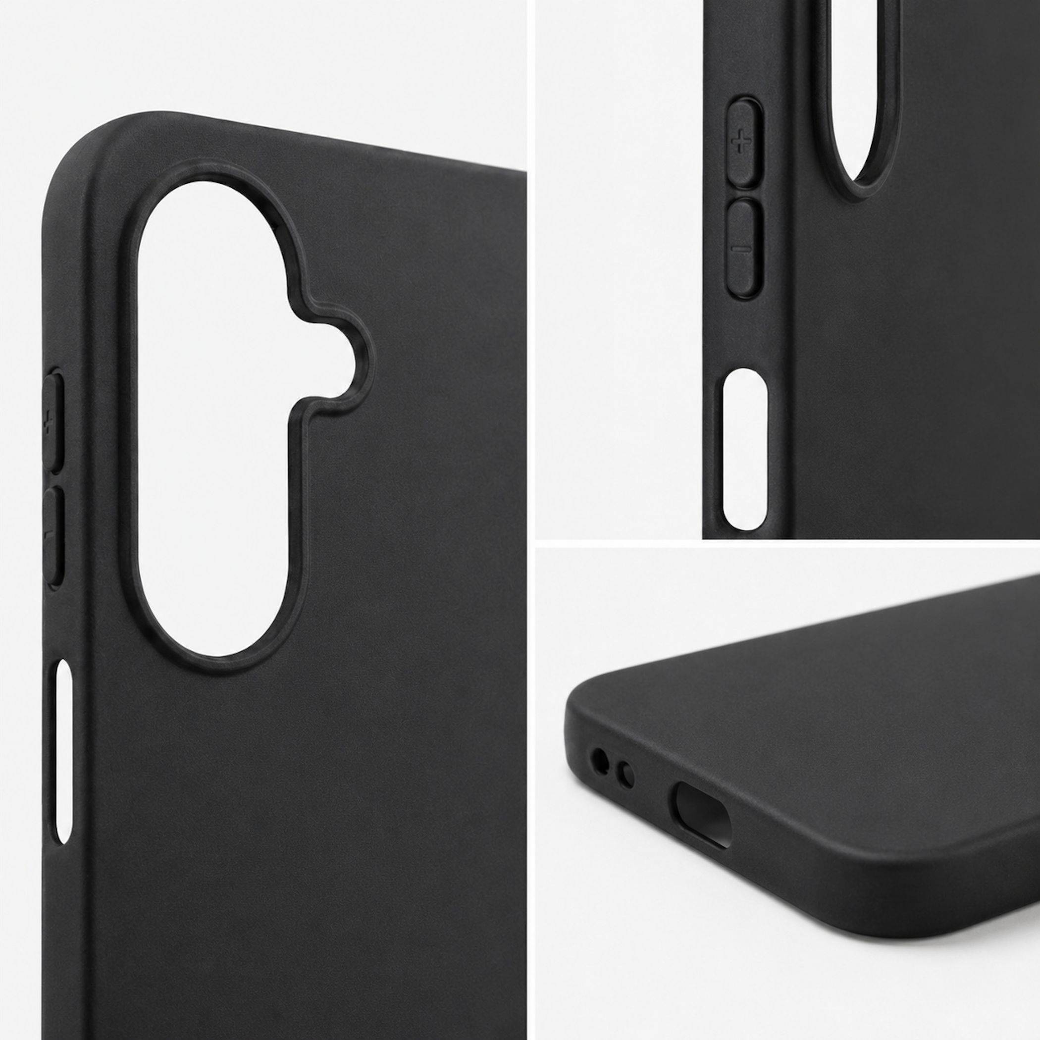 Handy Hülle + 9H Schutzglas für Samsung Galaxy A27 5G TPU Set Cover Bundle Schwarz-3
