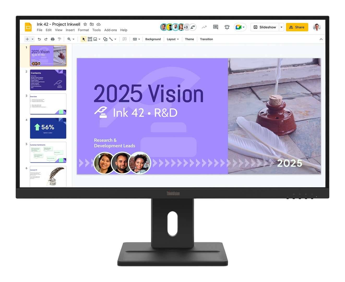 Lenovo ThinkVision E27Q-40 - LED-Monitor - 68.6 cm (27")-0