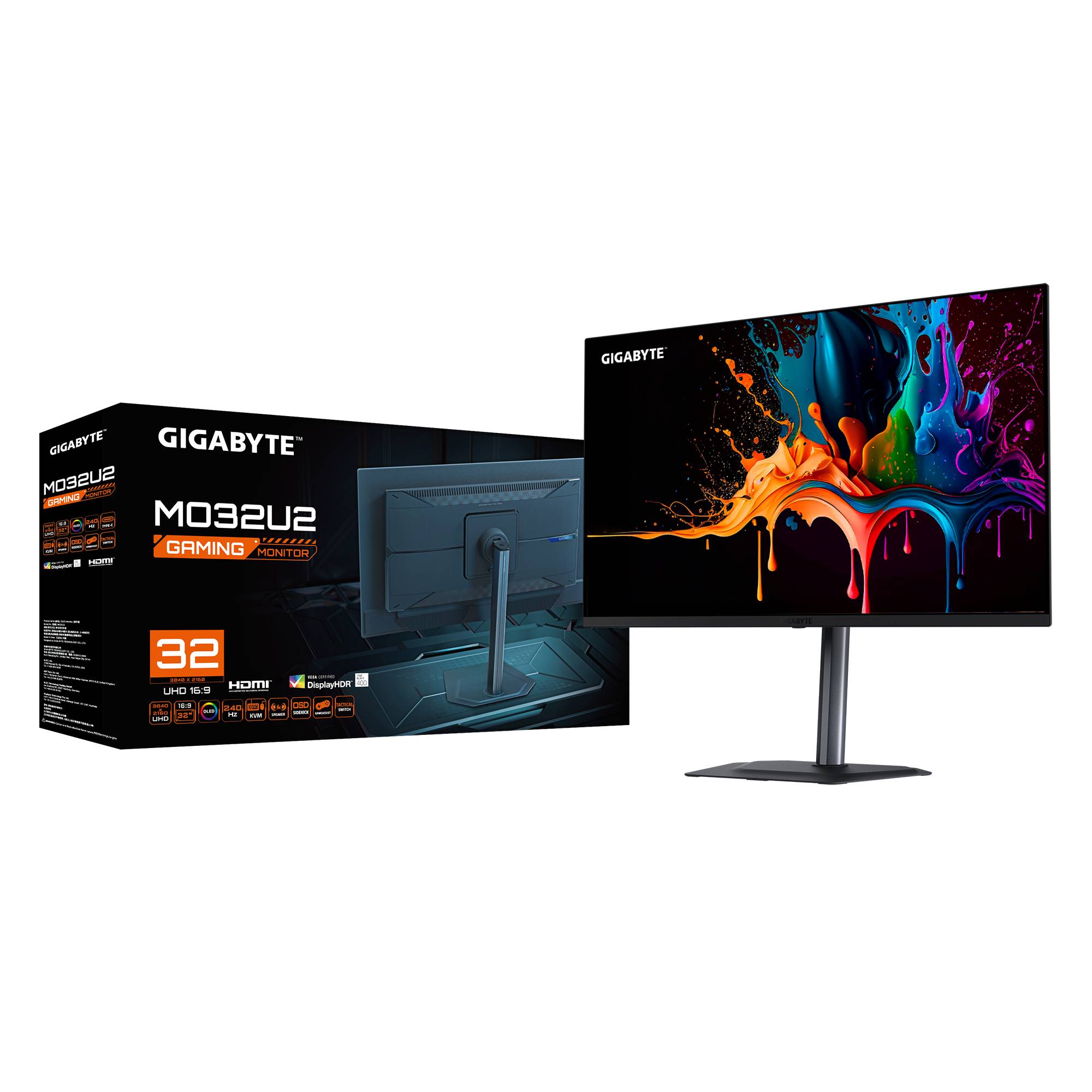Gigabyte MO32U2 - OLED-Monitor - Gaming - USB - 81.3 cm (32")-4