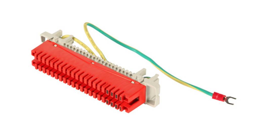 Telekom + LSA Systeme LSA-Erdungsdrahtleiste 2/34 34polig für, Rundstangenmontage - 1 VPE = 8 + LSA-0
