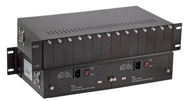 Medienkonverter 19 Rack-mount chassis 2 HE 14 Slots, - 1 VPE = 3 Stï¿½ck Aktive Zubehör