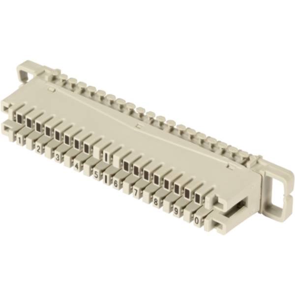 Telekom + LSA Systeme LSA-Anschlussleiste 2/10 zu 10DA ohne, Farbcode - 1 VPE = 10 Stï¿½ck + LSA