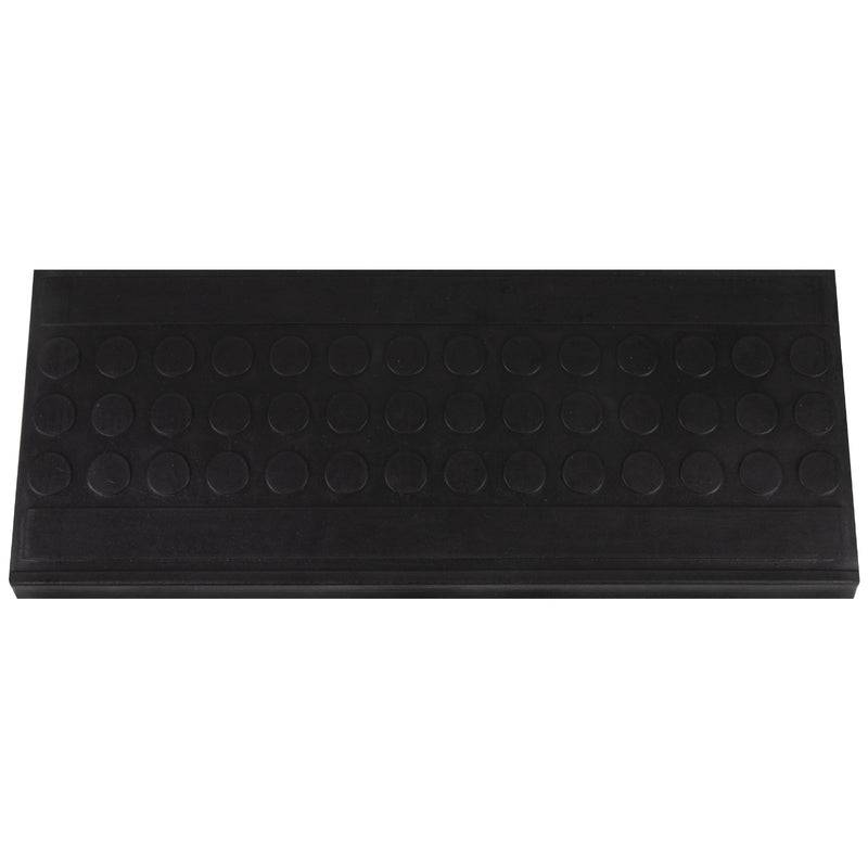Floordirekt Gummi-Stufenmatte Coin - 25 x 75 cm - 1 Stufenmatte - für Außenbereiche - Geriffelte Antirutschmatte-3