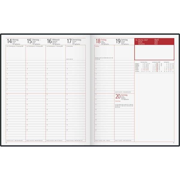 rido idé Buchkalender "Managerkalender TM Toscana", 2027-1
