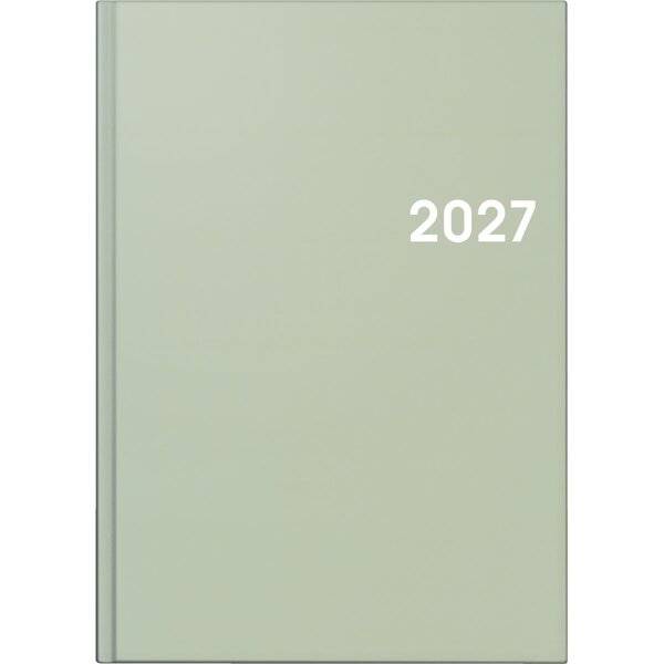 Buchkalender 795 A5 1 Tag/Seite Balacron-Einband salbei 2027-0