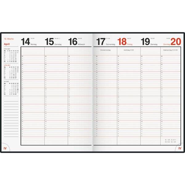 rido idé Buchkalender "magnum Catana", 2027, dunkelblau-1