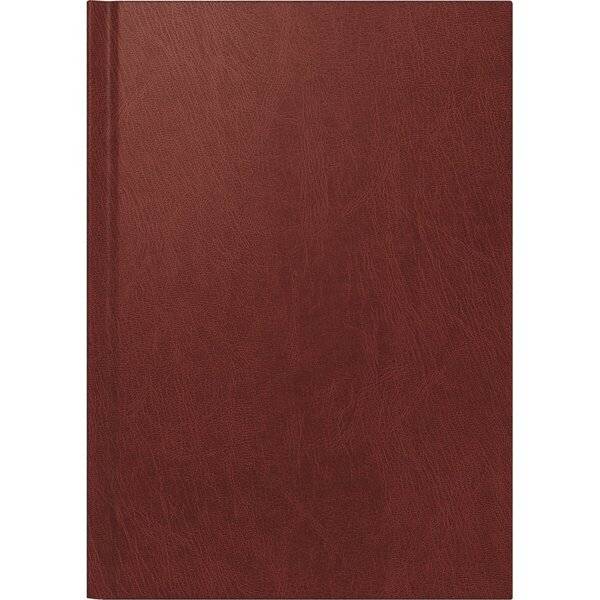 Buchkalender 795 A5 1 Tag/Seite Miradur-Einband weinrot 2027-0