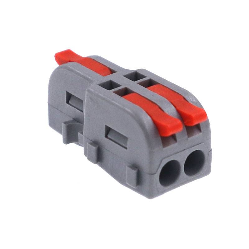 Kaiser Electronics 10er Pack 1+2 Durchgangsklemme 4mm² 600V für flexibele und starre Kabel 1 + 2-1