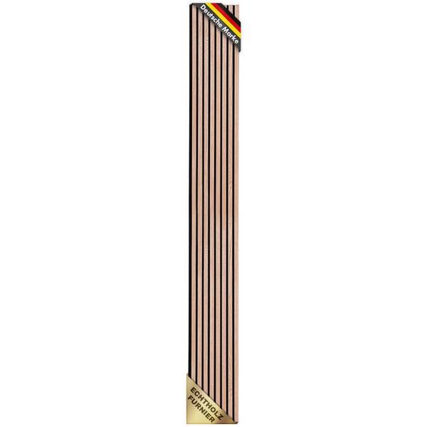 Floordirekt Akustikpaneele in Holzoptik - 275 x 27 cm - Red Oak - Zeitloses Design - Angenehme Raumakustik