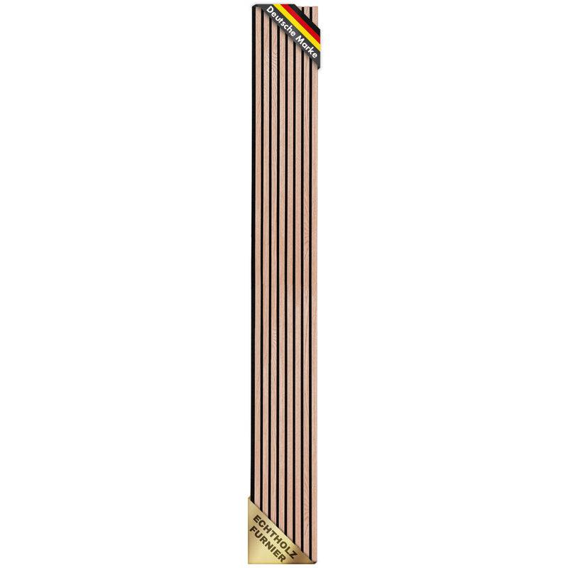 Floordirekt Akustikpaneele in Holzoptik - 275 x 27 cm - Red Oak - Zeitloses Design - Angenehme Raumakustik-0