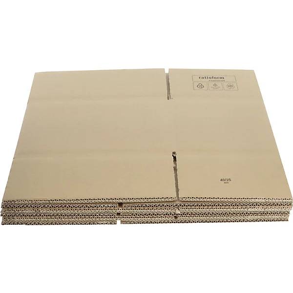 Wellpapp-Faltkarton Länge 300 bis 349 mm LxBxH 305 x 230 x 230 mm 1-wellig Palette mit VE 800 Stk. TAKKT-3