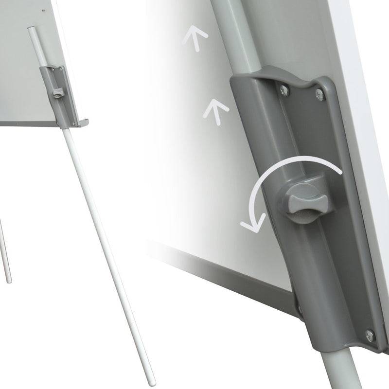 Floordirekt Mobiles Flipchart Coyote - 105 x 68 cm - mit Dreibein-Stativ - Klappbar-3