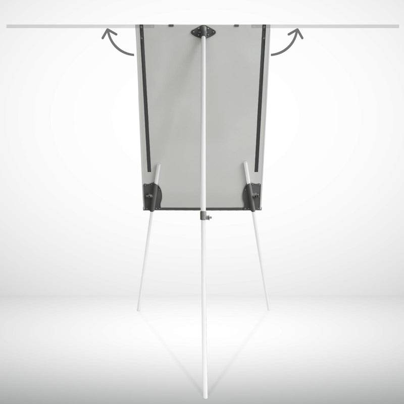 Floordirekt Mobiles Flipchart Coyote PRO - 105 x 68 cm - mit Dreibein-Stativ & 2 Papierhalter - Klappbar-4