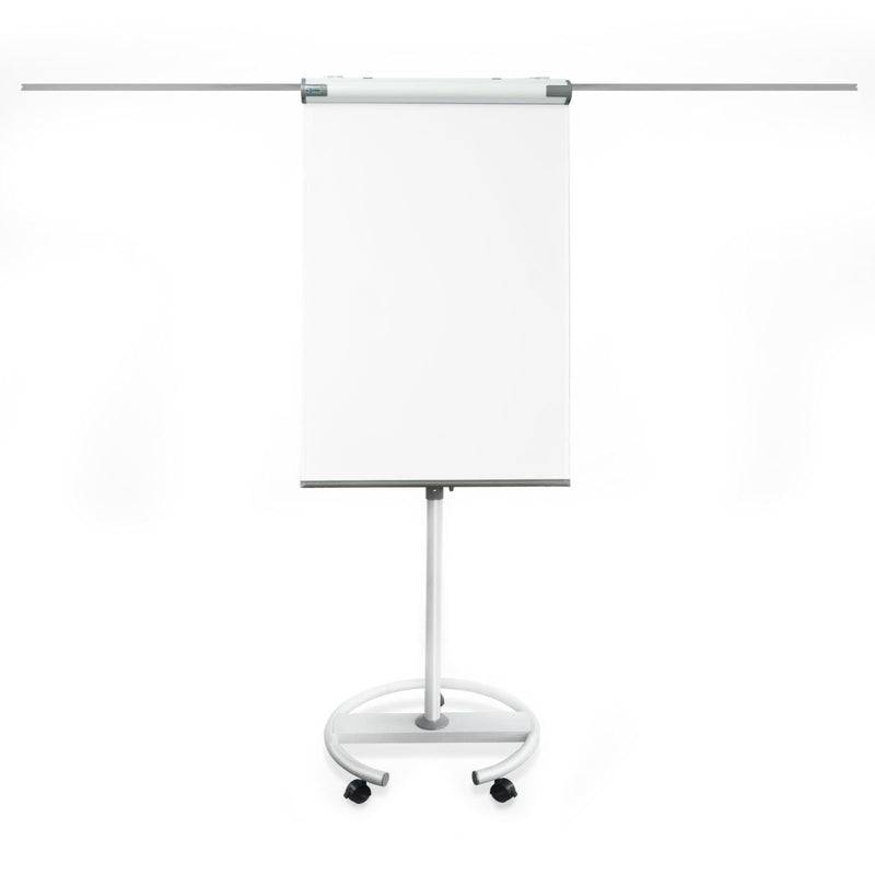 Floordirekt Mobiles Flipchart Shark Premium - 105 x 67 cm - mit Rollenfuß & 2 Papierhalter - Höhenverstellbar-1