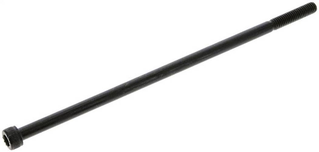 Zylinderschraube DIN 912, M 6x160, Stahl 12.9 blank (schwarz)-0