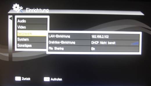 Conrad Media-Player Full HD (HDMI, eSATA, 2x USB 2.0, S/PDIF, AV-Out und Netzwerk)