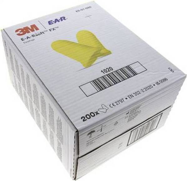 Gehörschutzstöpsel EAR Classic II, 200 Paar (Spenderbox (Einzelpack))