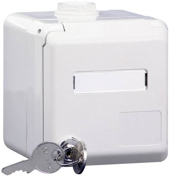 METZ CONNECT Modul IP44SG AP-Gehäuse grau RAL7035 unbestückt-1
