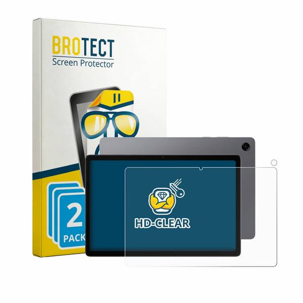 2x BROTECT Schutzfolie für Samsung Galaxy Tab A11 Plus 5G 11" (Display+Kamera) Folie Klar Transparent
