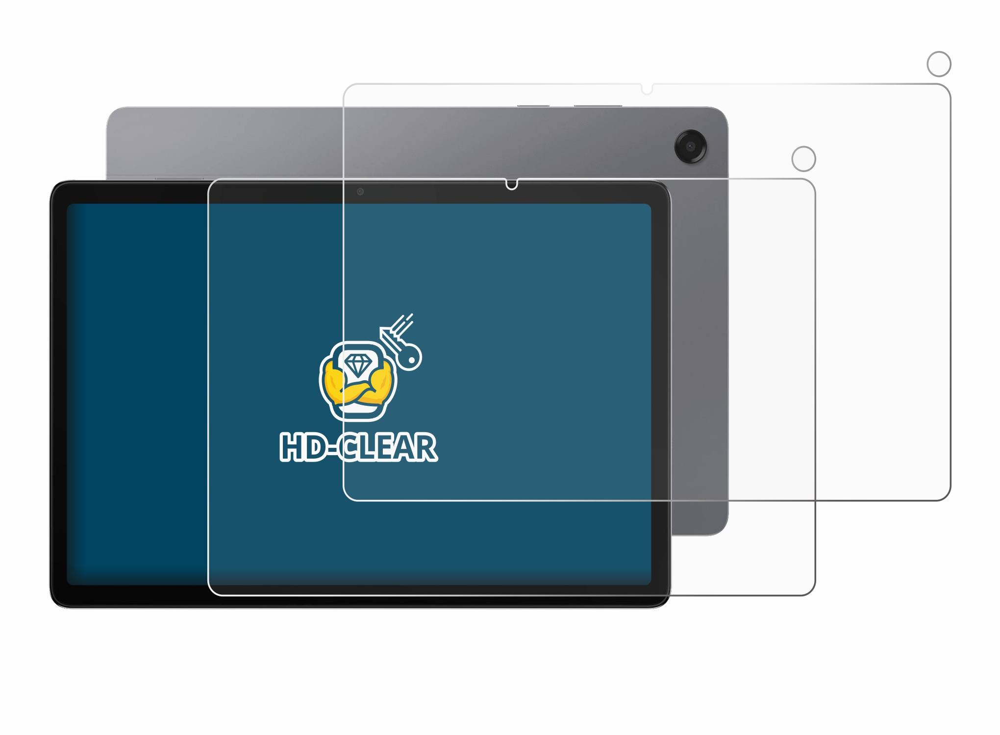 2x BROTECT Schutzfolie für Samsung Galaxy Tab A11 Plus 5G 11" (Display+Kamera) Folie Klar Transparent-4