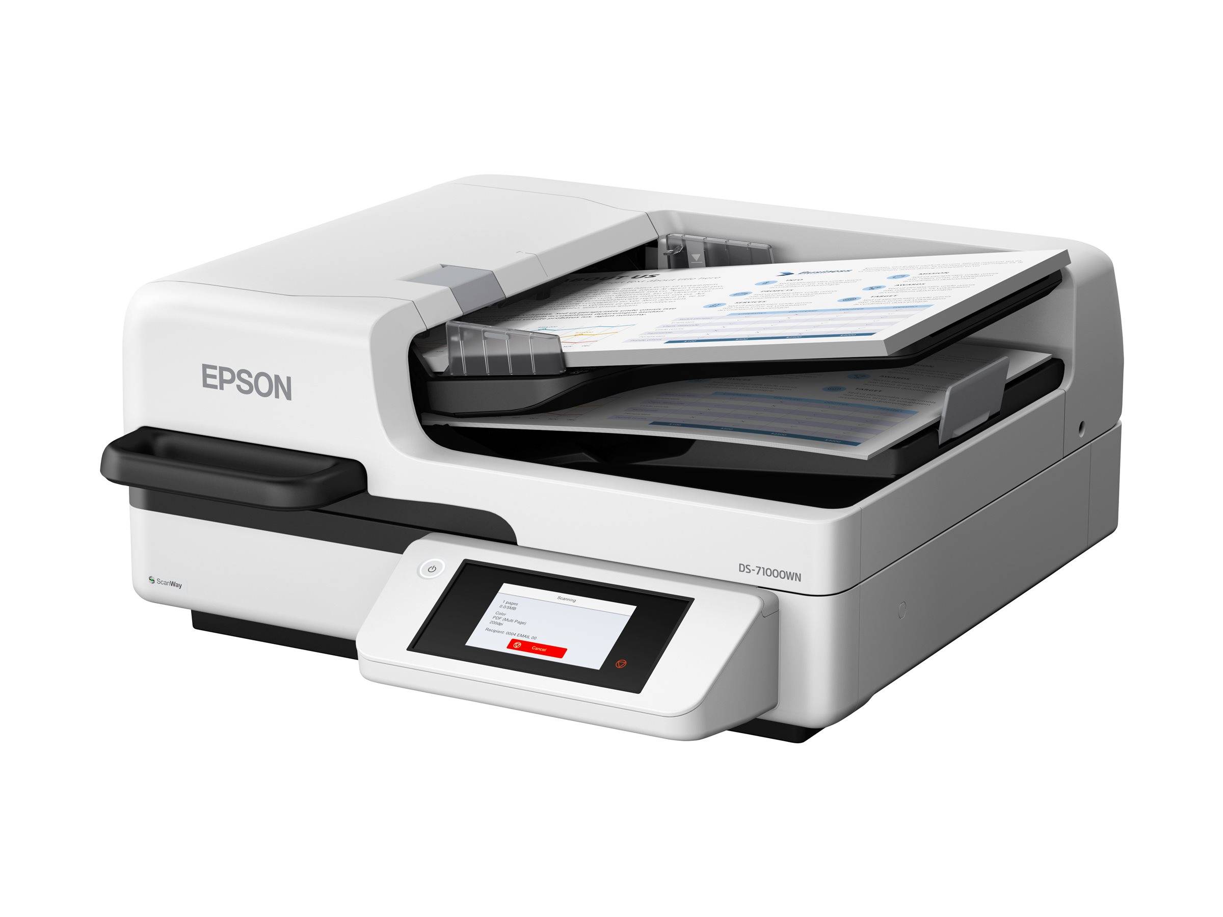 Epson WorkForce DS-71000WN - Dokumentenscanner - Duplex - A3 - 600 dpi x 600 dpi - bis zu 70 Seiten/Min. (einfarbig)-0