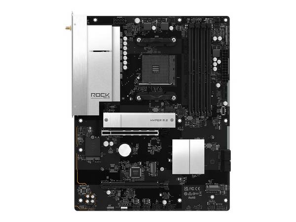 ASRock B550 Rock WiFi - Motherboard - ATX - Socket AM4 - AMD B550 Chipsatz - USB-C 3.2 Gen 1, USB 3.2 Gen 1 - 2.5 Gigabi