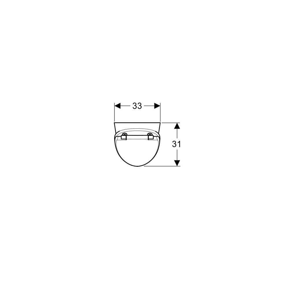 Geberit Renova S Urinal mit Deckel Zulauf hinten, Abgang hinten oder unten, 1 Stk.-3