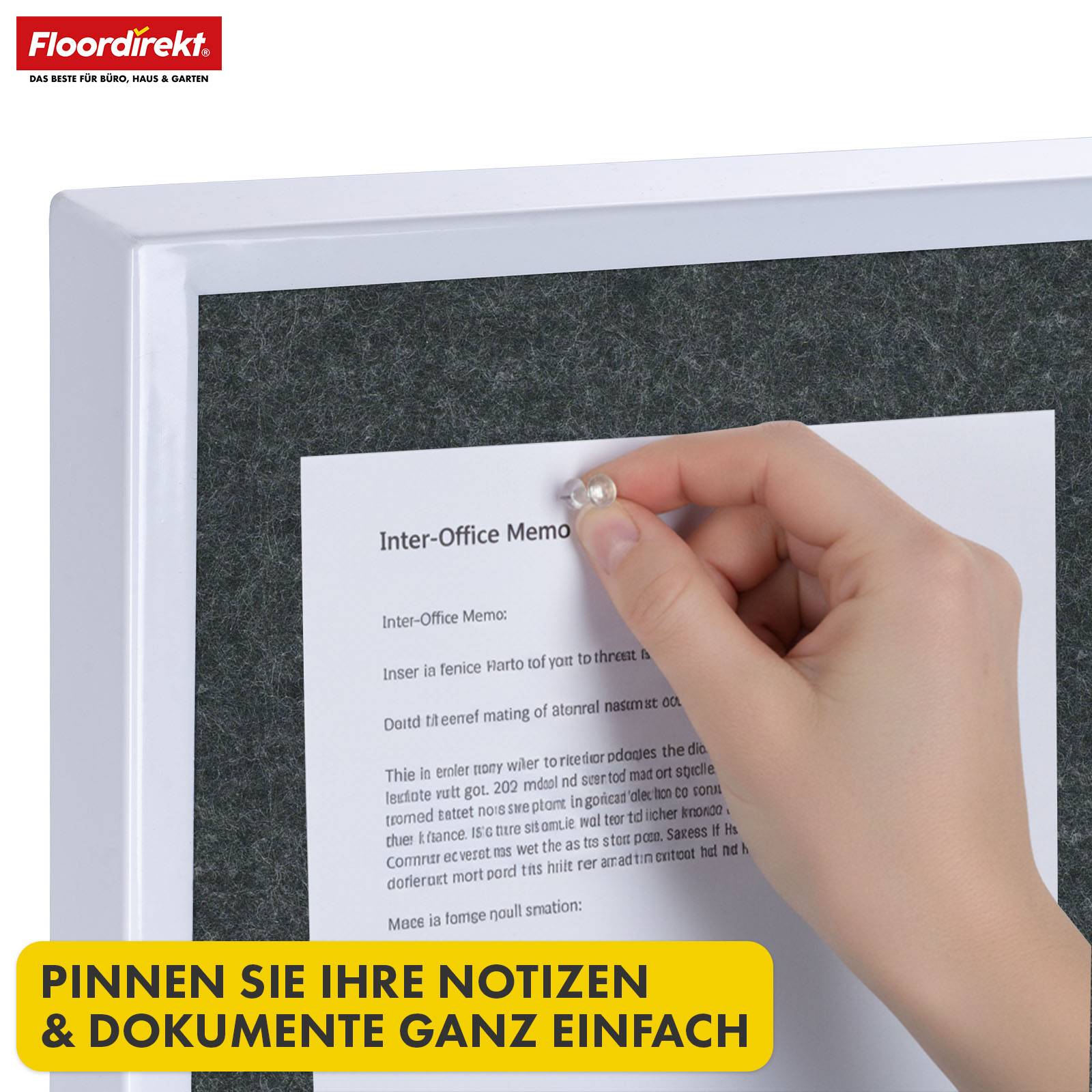 Floordirekt Mobile Moderationstafel GIANT - Beidseitige Filztafel - Schwarz - 80 x 120 cm - Doppelseitig Nutzbar-3